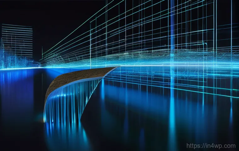 워드프레스 CQRS 이벤트 소싱 구현 방법론 - **A vibrant, split-scene conceptual artwork illustrating data flow. On the left, a chaotic, congeste...