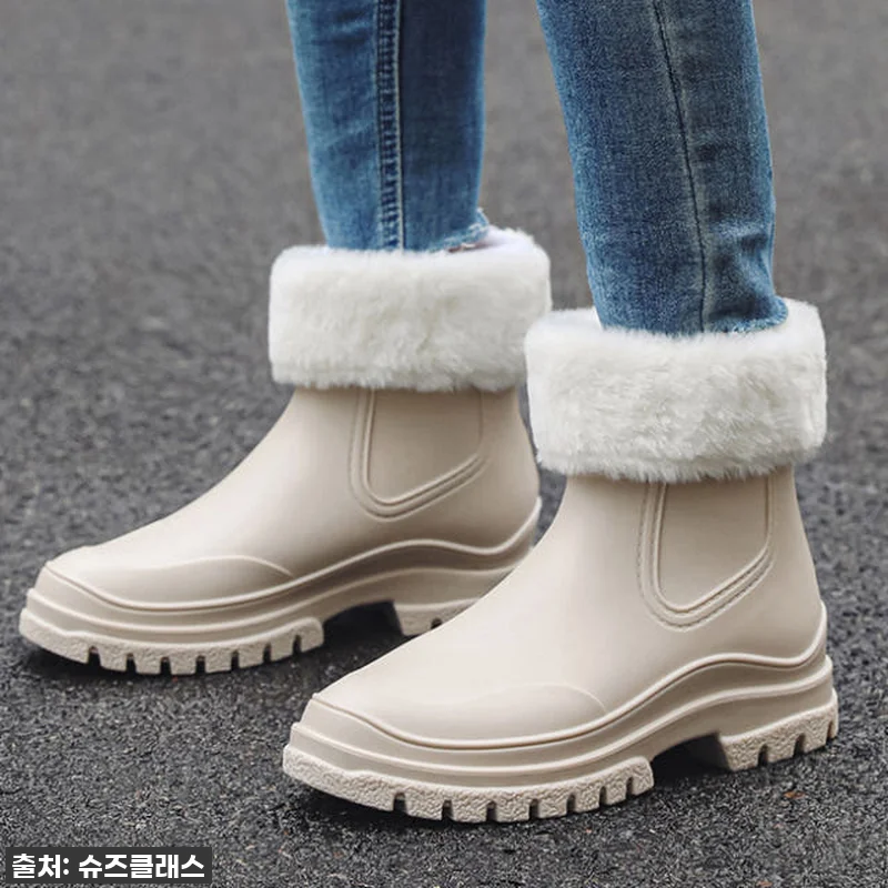 겨울 필수템 등극! 털 장화 미들 레 관련 이미지 1