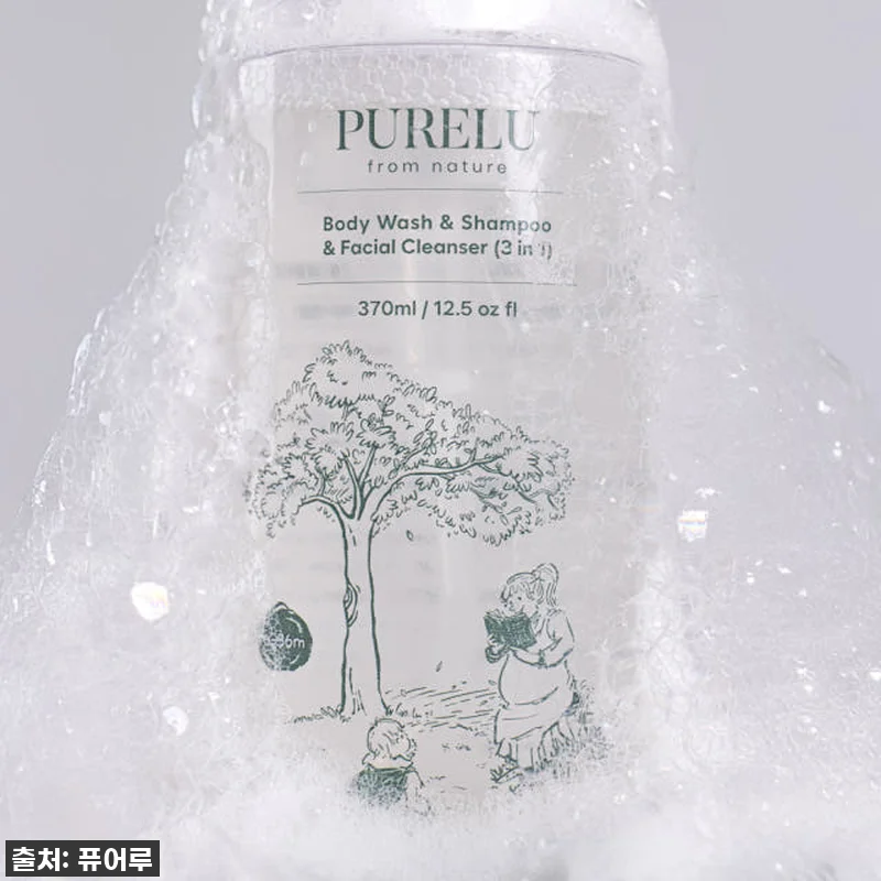 퓨어루 아기 바디워시 샴푸 폼클렌징 관련 이미지 2