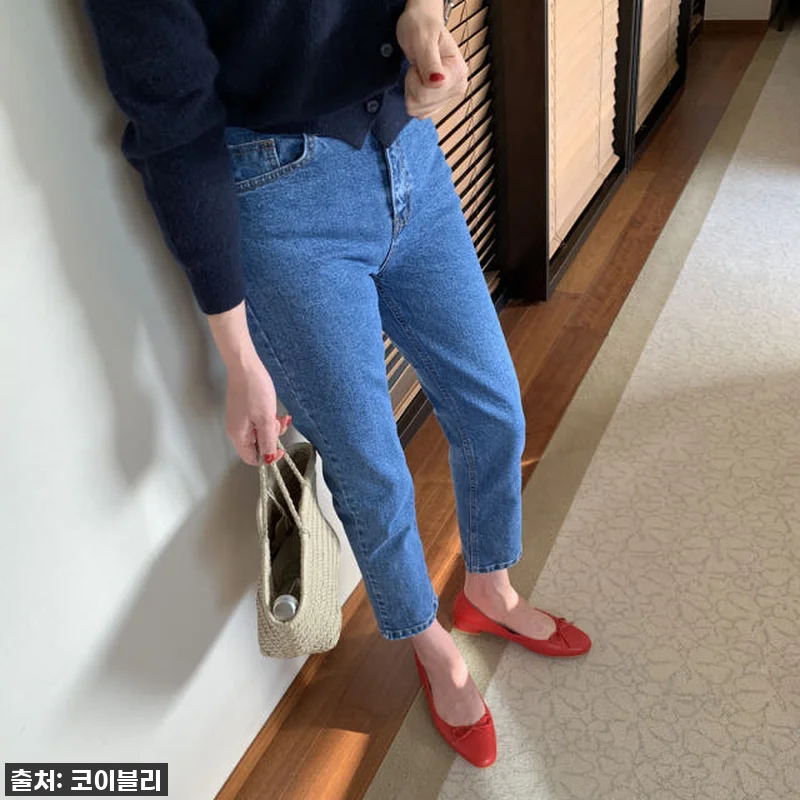 인생핏! 하이웨스트 보이핏 일자 청바 관련 이미지 2