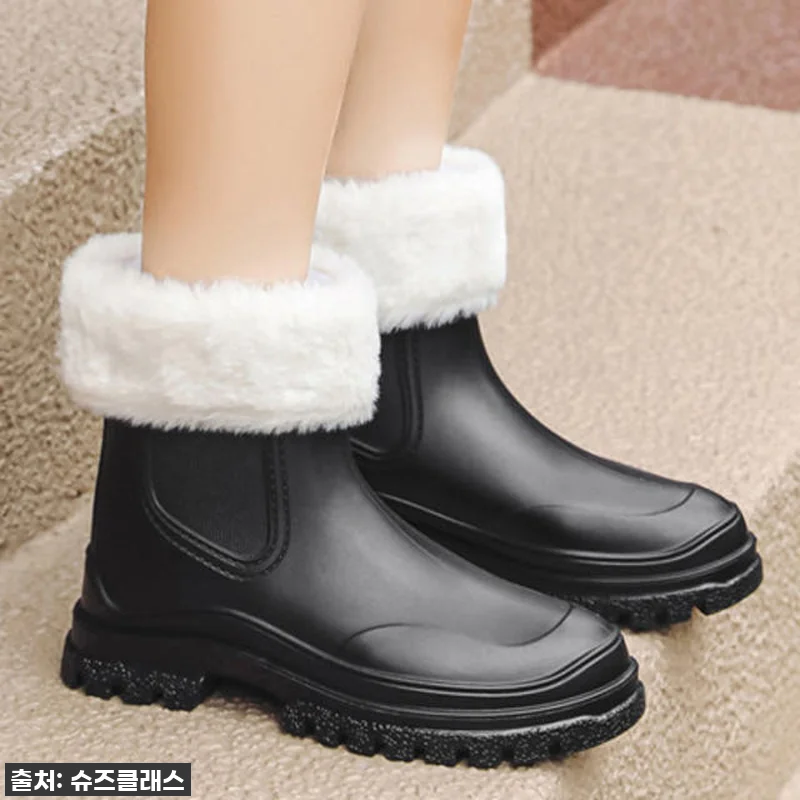 겨울 필수템 등극! 털 장화 미들 레 관련 이미지 2