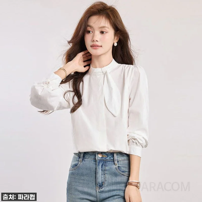 가을 필수템! 퍼프소매 블라우스 찐후 관련 이미지 3