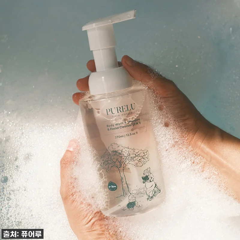 퓨어루 아기 바디워시 샴푸 폼클렌징 관련 이미지 3