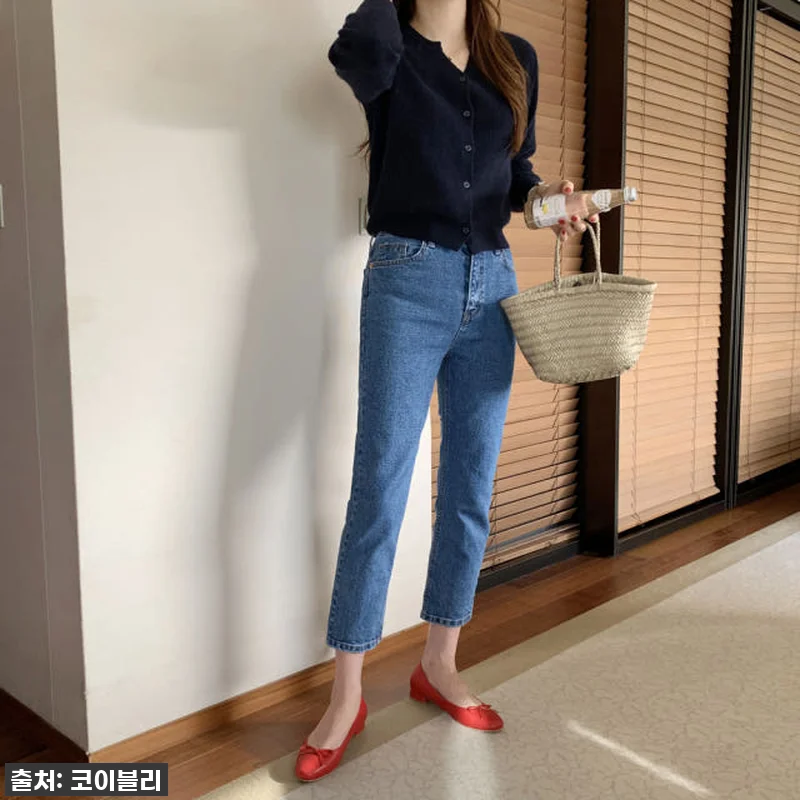 인생핏! 하이웨스트 보이핏 일자 청바 관련 이미지 3