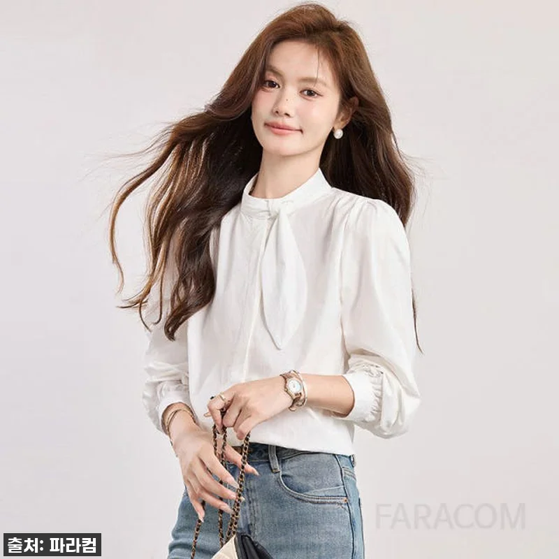 가을 필수템! 퍼프소매 블라우스 찐후 관련 이미지 4