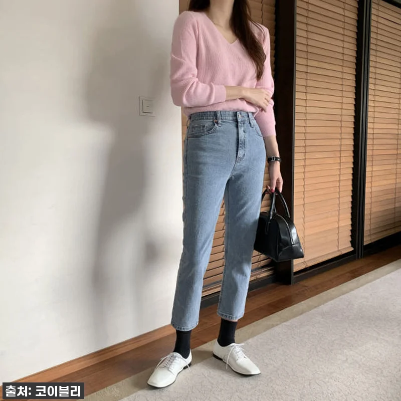 인생핏! 하이웨스트 보이핏 일자 청바 관련 이미지 4