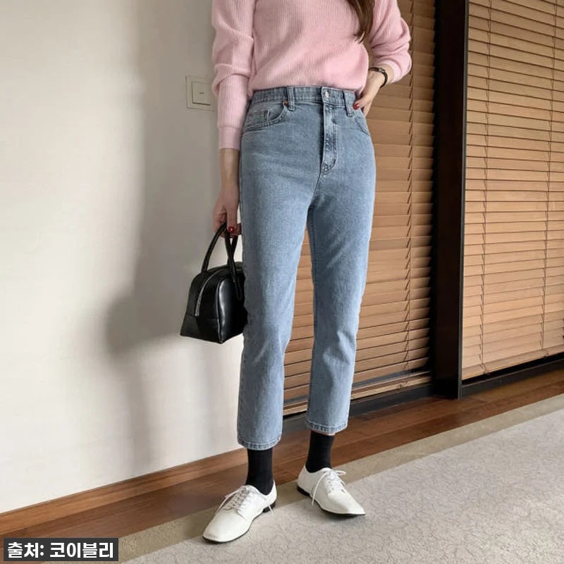 인생핏! 하이웨스트 보이핏 일자 청바 관련 이미지 5