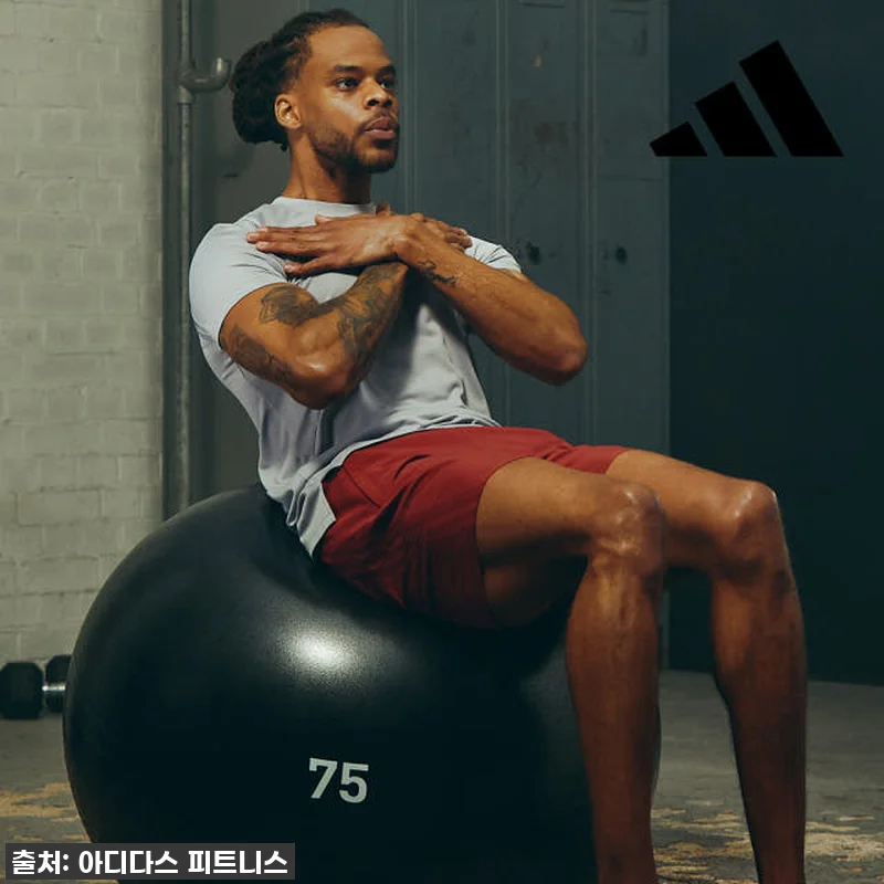 아디다스 짐볼 55CM 찐후기: 집콕 관련 이미지 6