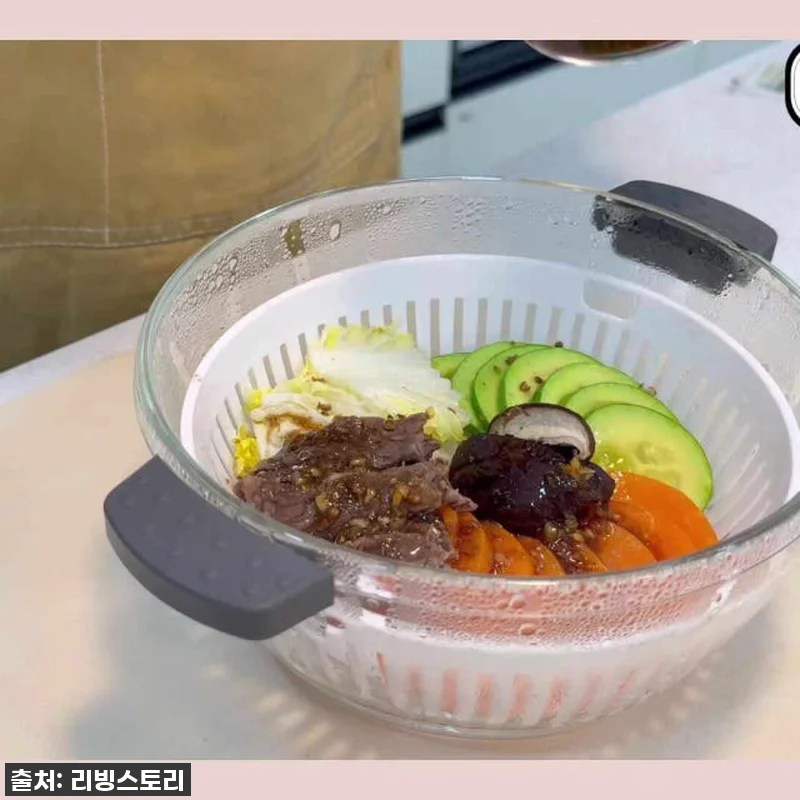 네오플램 전자레인지 찜기 용기 야채 관련 이미지 6