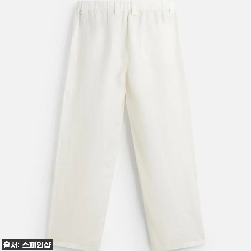 자라 아이보리 헴프 와이드핏 팬츠 찐 관련 이미지 7