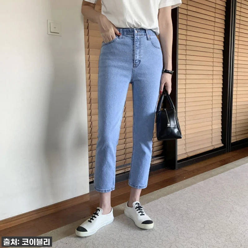 인생핏! 하이웨스트 보이핏 일자 청바 관련 이미지 7