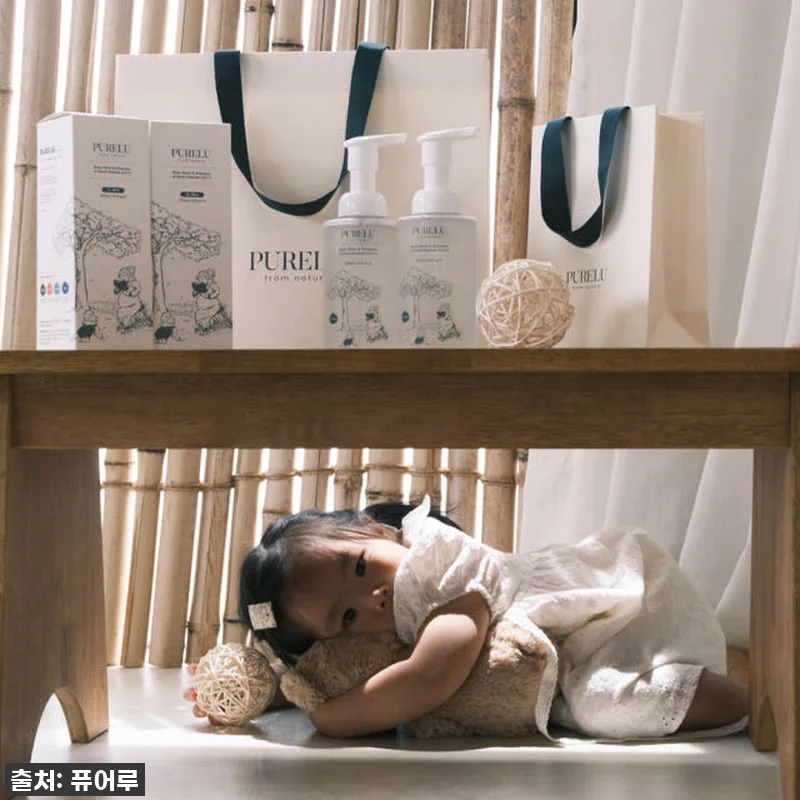 퓨어루 아기 바디워시 샴푸 폼클렌징 관련 이미지 8