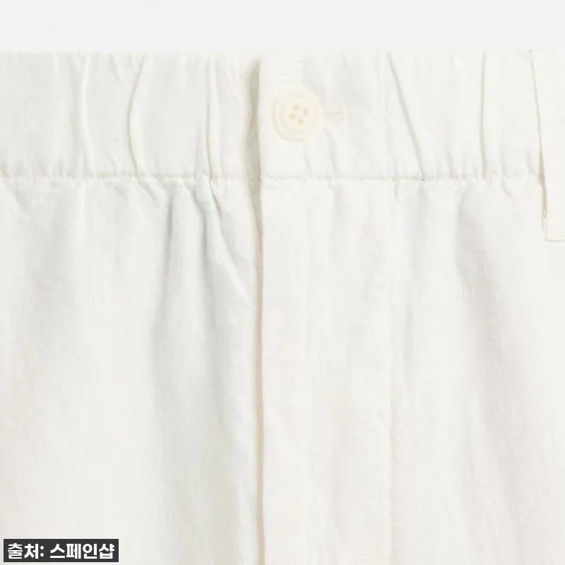 자라 아이보리 헴프 와이드핏 팬츠 찐 관련 이미지 8