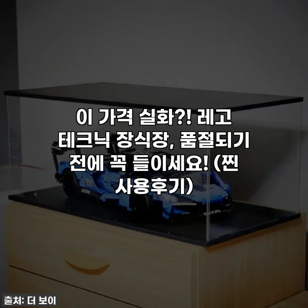 이 가격 실화?! 레고 테크닉 장식장, 품절되기 전에 꼭 들이세요! (찐 사용후기)