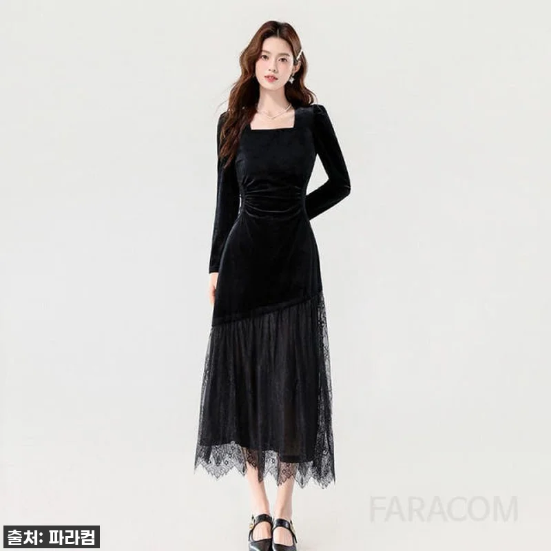 가을 필수템 득템! 여성 플리츠 벨벳 관련 이미지 1