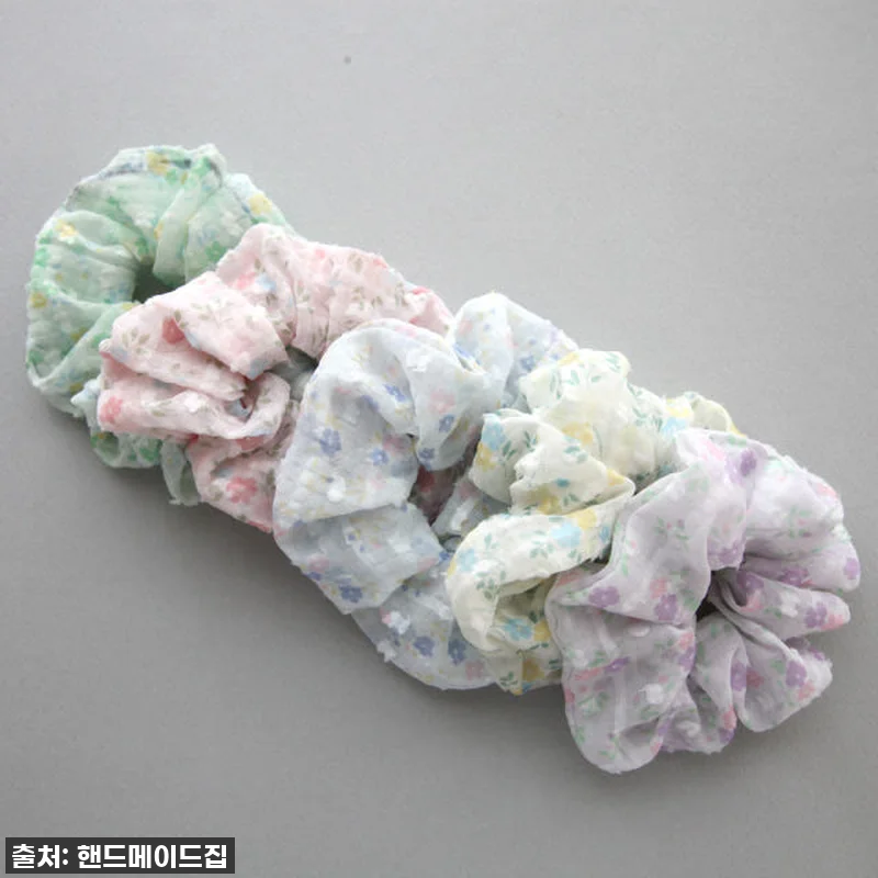 품절대란템! 솜사탕 꽃 곱창머리끈, 관련 이미지 1