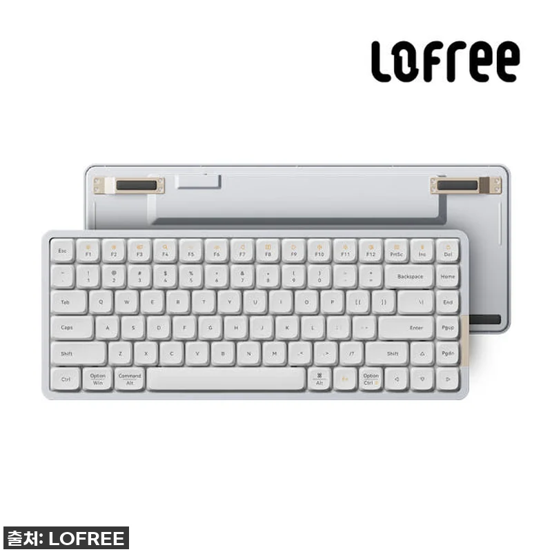 🔥역대급 할인 놓치면 후회! 로프리 플로우 유무선 기계식 키보드 화이트, 내돈내산 찐 사용후기!
