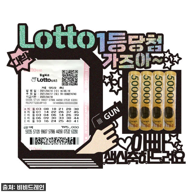 🎁 대박 예감! 용돈토퍼 로또 케이크 관련 이미지 1