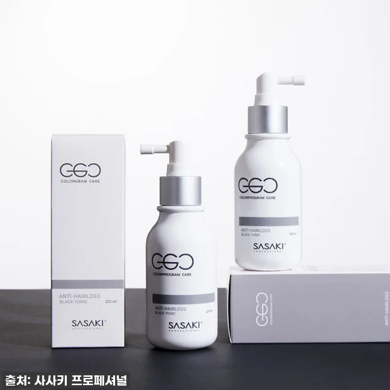 씨지씨 사사키 블랙 비건 헤어 탈모 관련 이미지 1