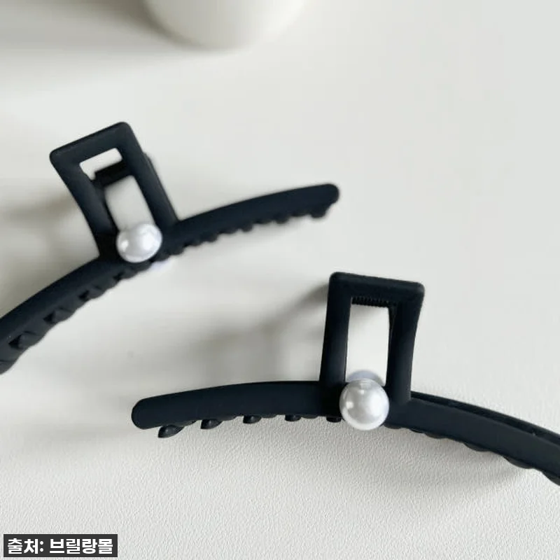 모던펄 매트 올림머리 헤어 집게핀 찐 관련 이미지 1