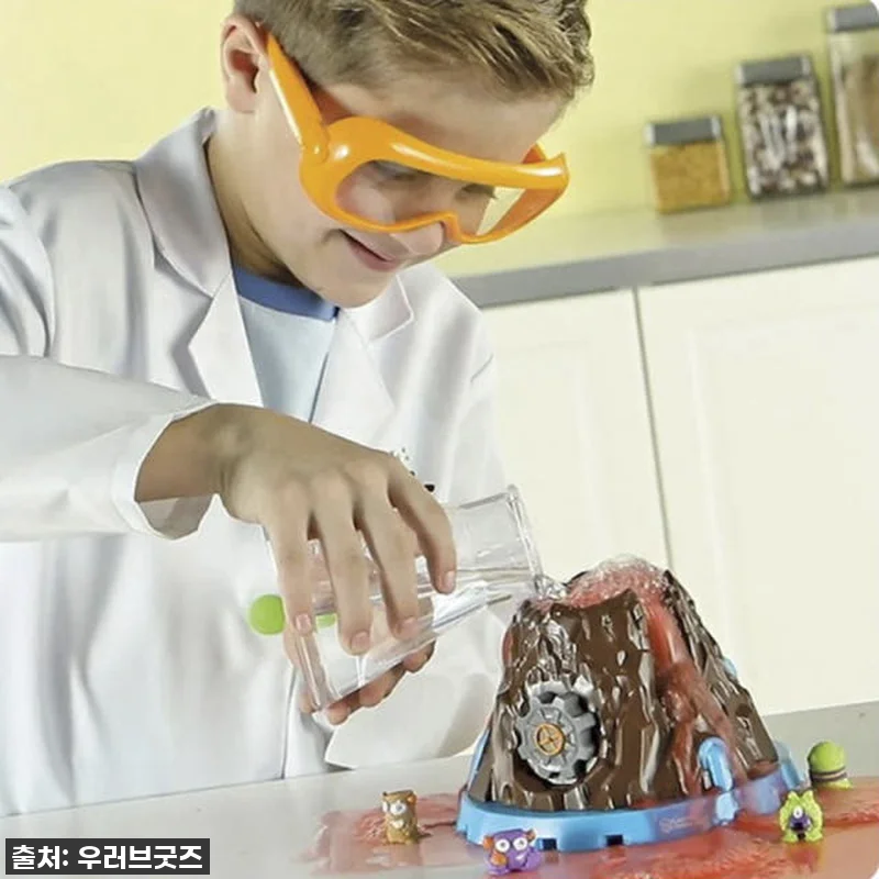 아이들 눈이 휘둥그레! "화산폭발 놀 관련 이미지 1