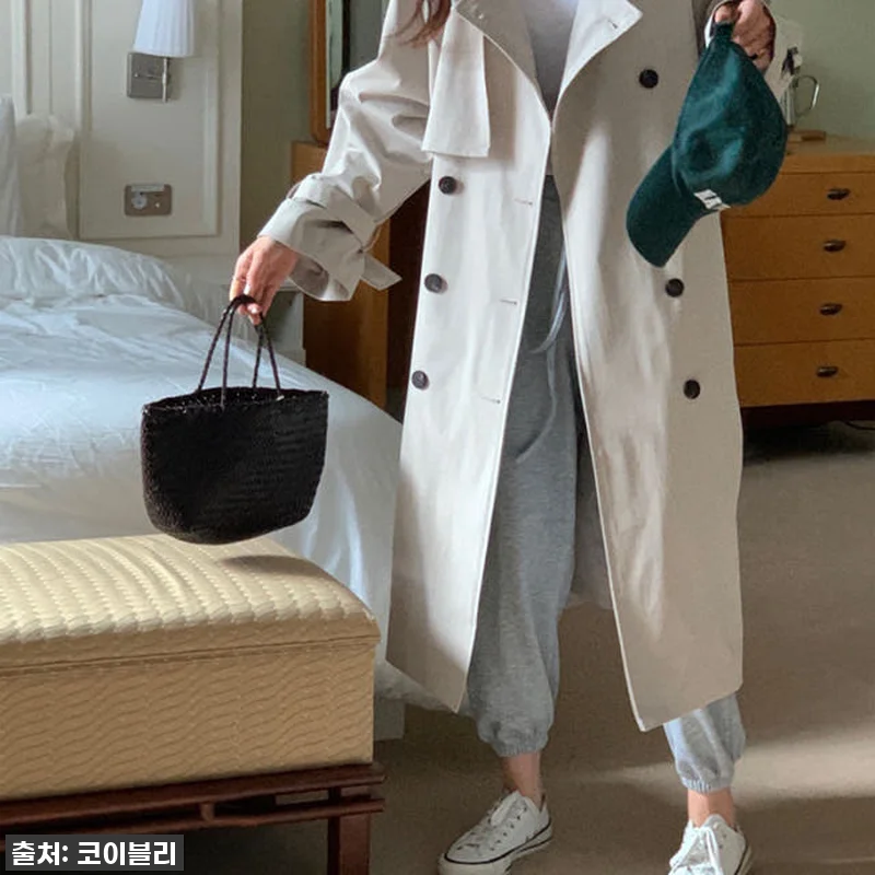 오버핏 더블 롱 트렌치코트, 드디어 관련 이미지 1