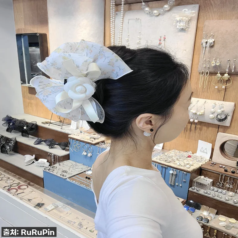 인생템 등극! '리본 집게핀 아이보리 관련 이미지 1