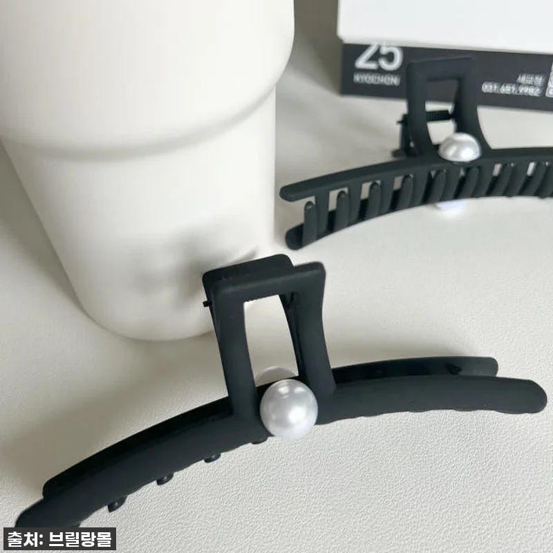 모던펄 매트 올림머리 헤어 집게핀 찐 관련 이미지 2