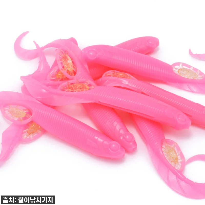 🎣 캣츠크로우 모비딕테일 광어다운샷웜 관련 이미지 1