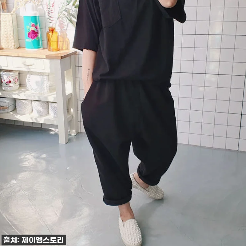 빅사이즈 구제 반소매 오버핏 무지 티 관련 이미지 2