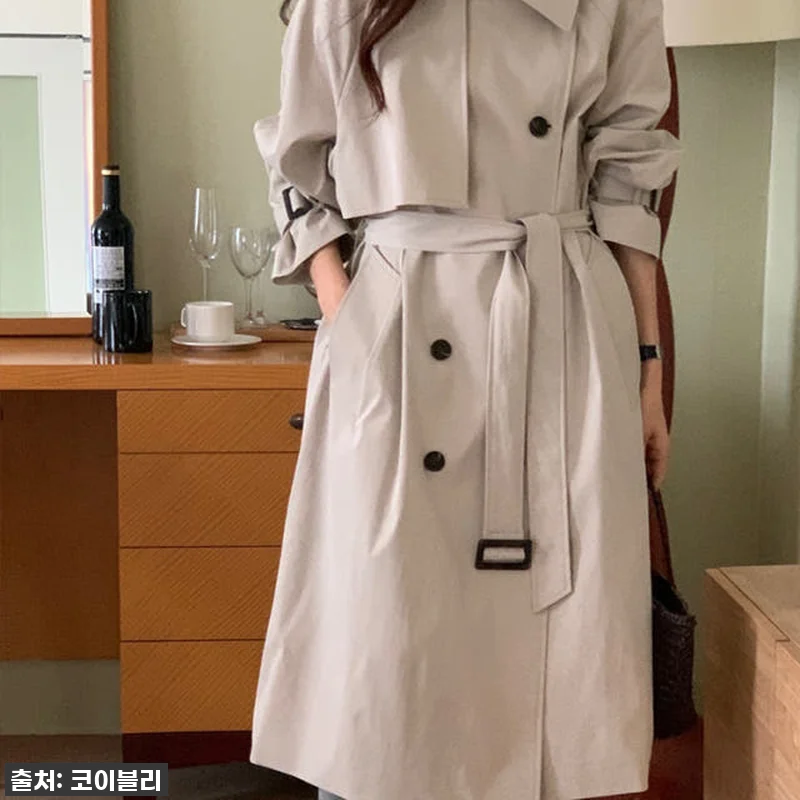 오버핏 더블 롱 트렌치코트, 드디어 관련 이미지 2