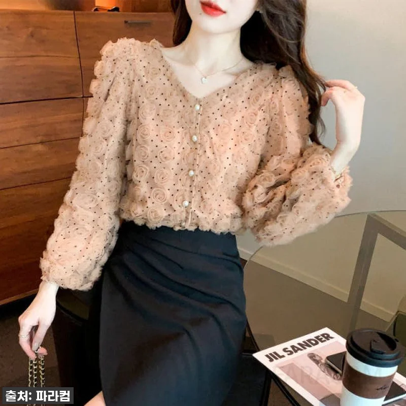 🍂가을 필수템 등극! 꽃무늬 레이스 관련 이미지 3