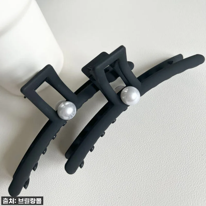 모던펄 매트 올림머리 헤어 집게핀 찐 관련 이미지 3