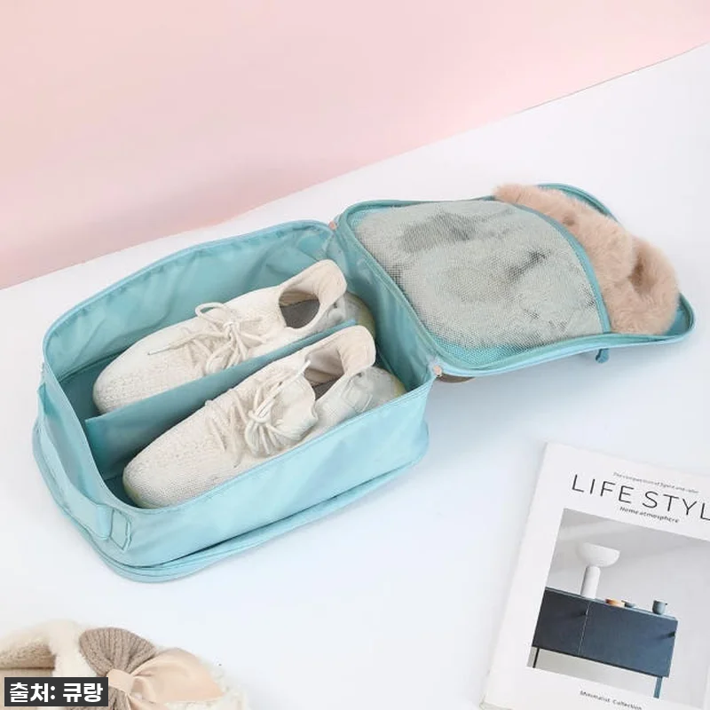 여행 필수템 등극! 큐랑 신발 파우치 관련 이미지 3