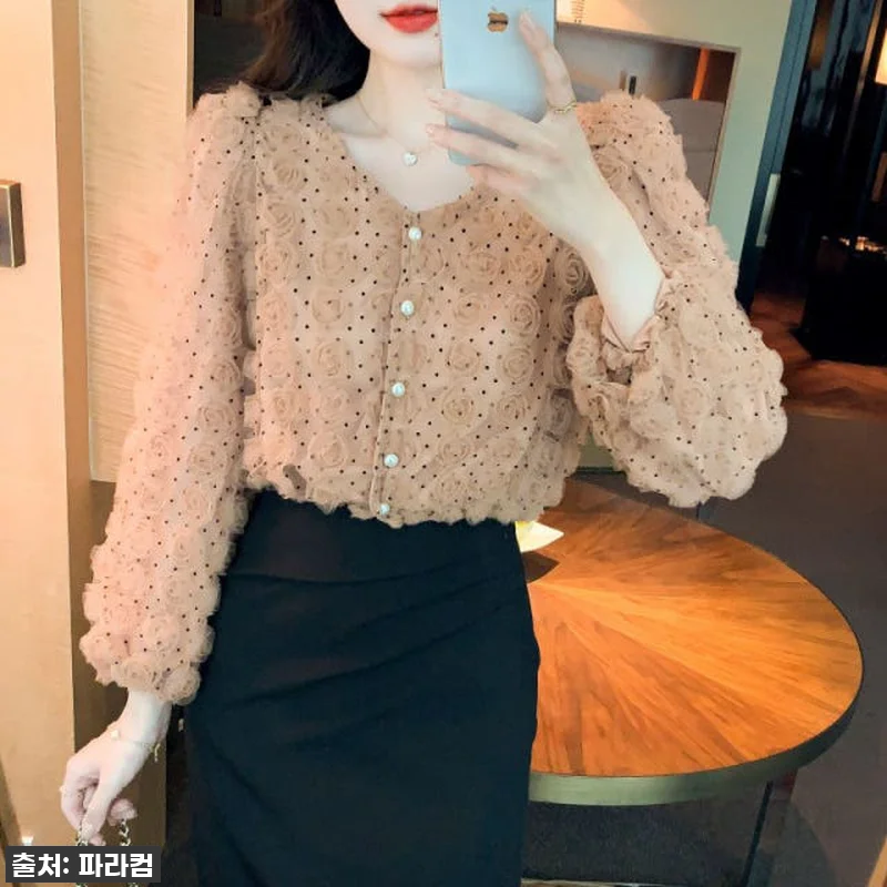 🍂가을 필수템 등극! 꽃무늬 레이스 관련 이미지 4