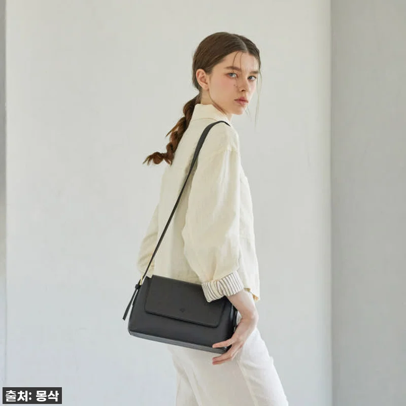 찐후기: 몽삭 모니카 바게트백 블랙, 관련 이미지 4