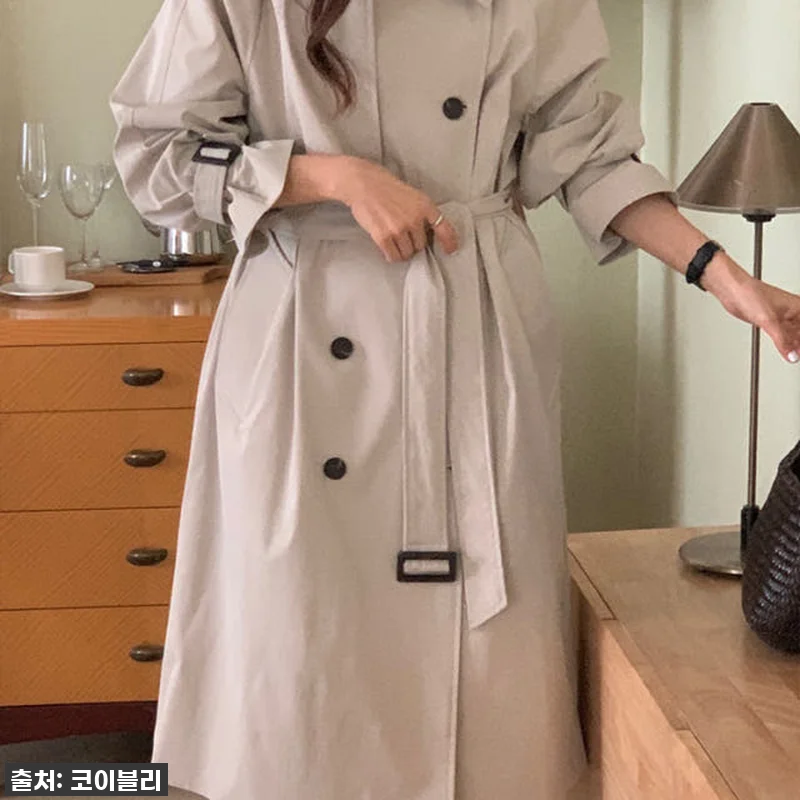 오버핏 더블 롱 트렌치코트, 드디어 관련 이미지 4