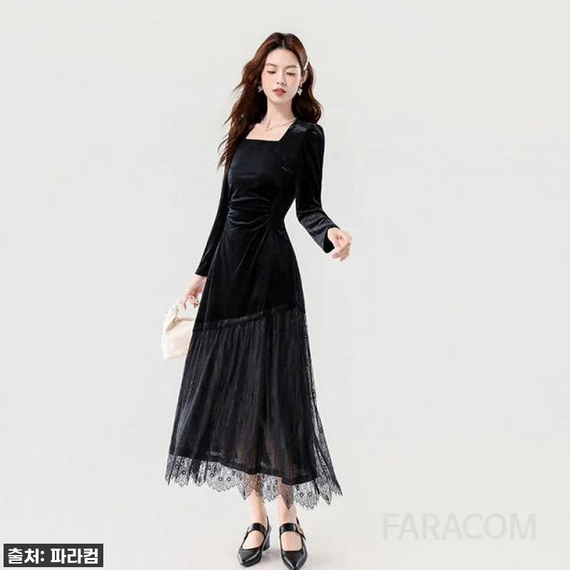 가을 필수템 득템! 여성 플리츠 벨벳 관련 이미지 5