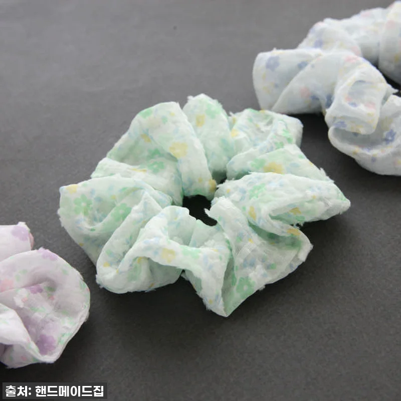 품절대란템! 솜사탕 꽃 곱창머리끈, 관련 이미지 5