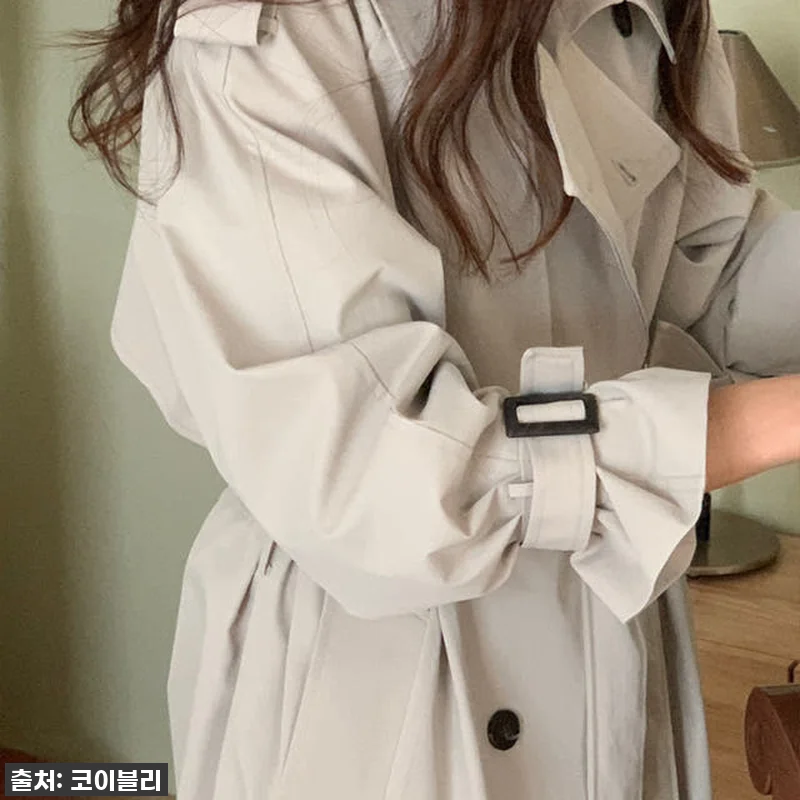 오버핏 더블 롱 트렌치코트, 드디어 관련 이미지 5