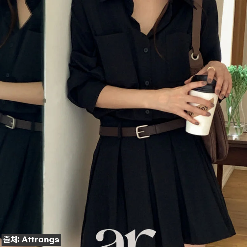 찐후기! 샌더린 벨트 세트 플리츠 셔 관련 이미지 6