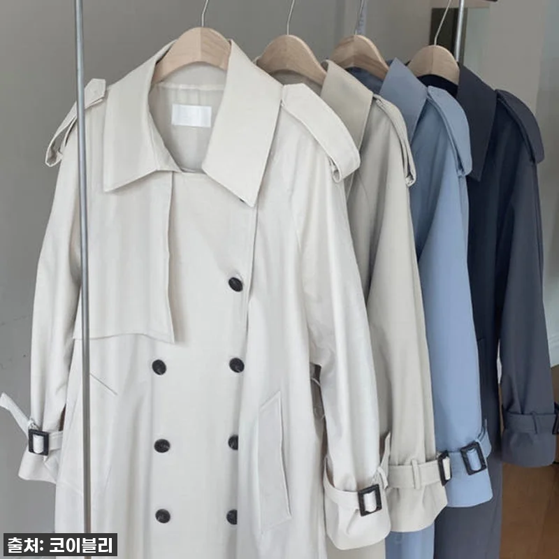 오버핏 더블 롱 트렌치코트, 드디어 관련 이미지 6