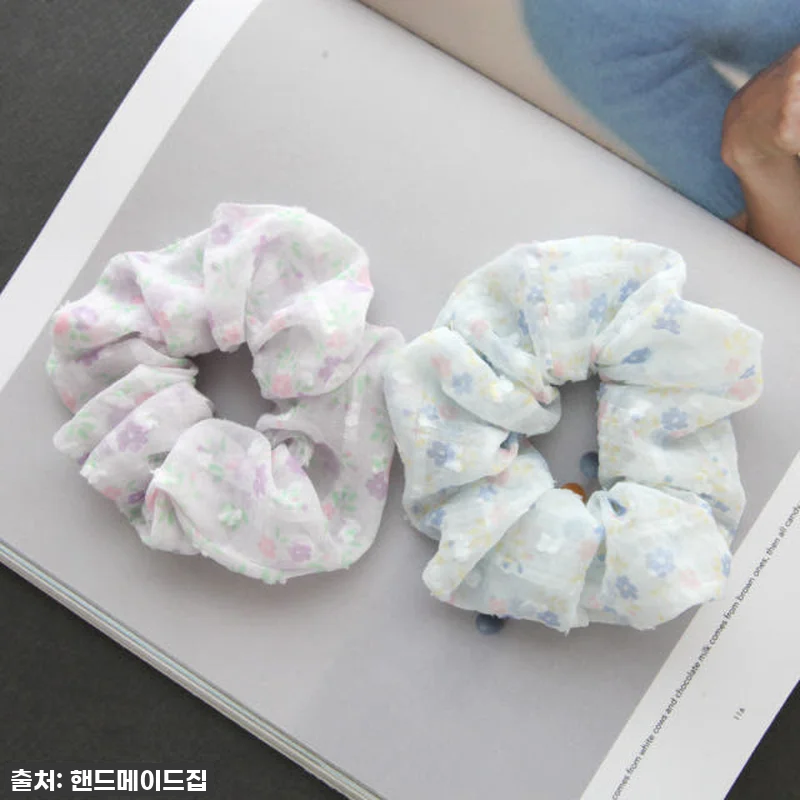 품절대란템! 솜사탕 꽃 곱창머리끈, 관련 이미지 9