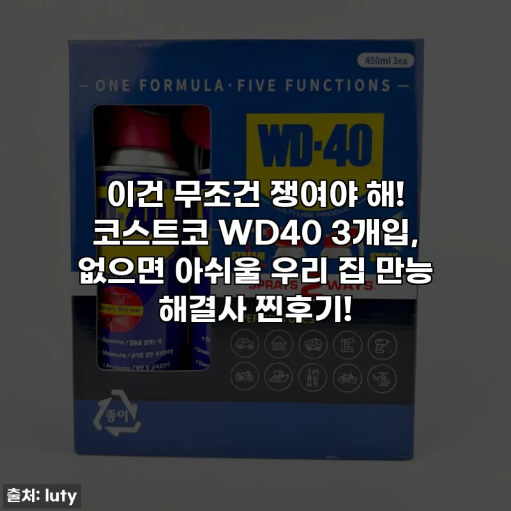 이건 무조건 쟁여야 해! 코스트코 WD40 3개입, 없으면 아쉬울 우리 집 만능 해결사 찐후기!