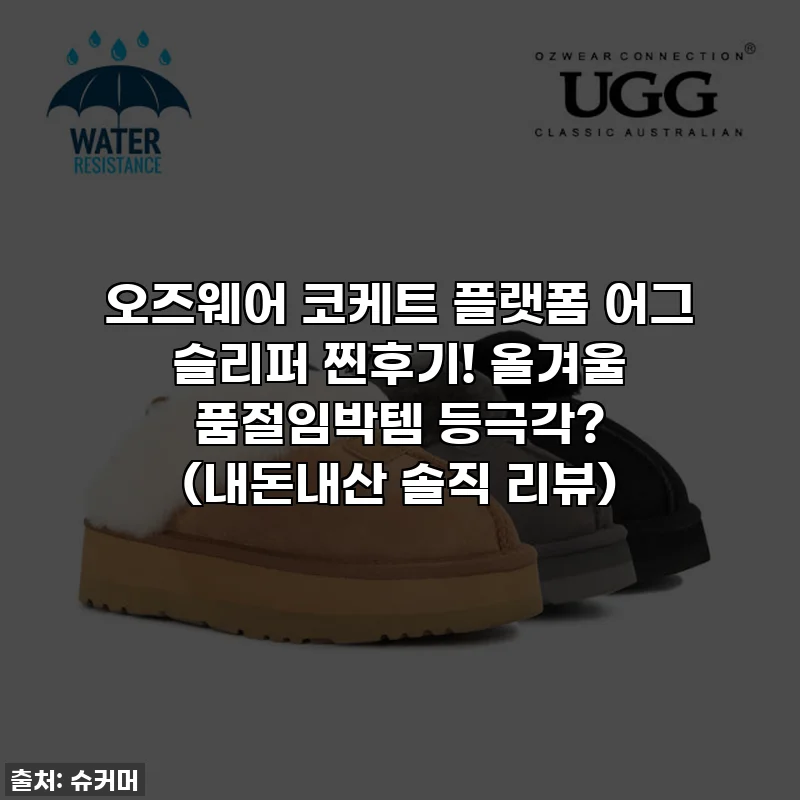 오즈웨어 코케트 플랫폼 어그 슬리퍼 찐후기! 올겨울 품절임박템 등극각? (내돈내산 솔직 리뷰)