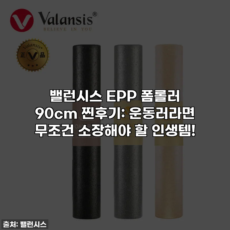 밸런시스 EPP 폼롤러 90cm 찐후기: 운동러라면 무조건 소장해야 할 인생템!