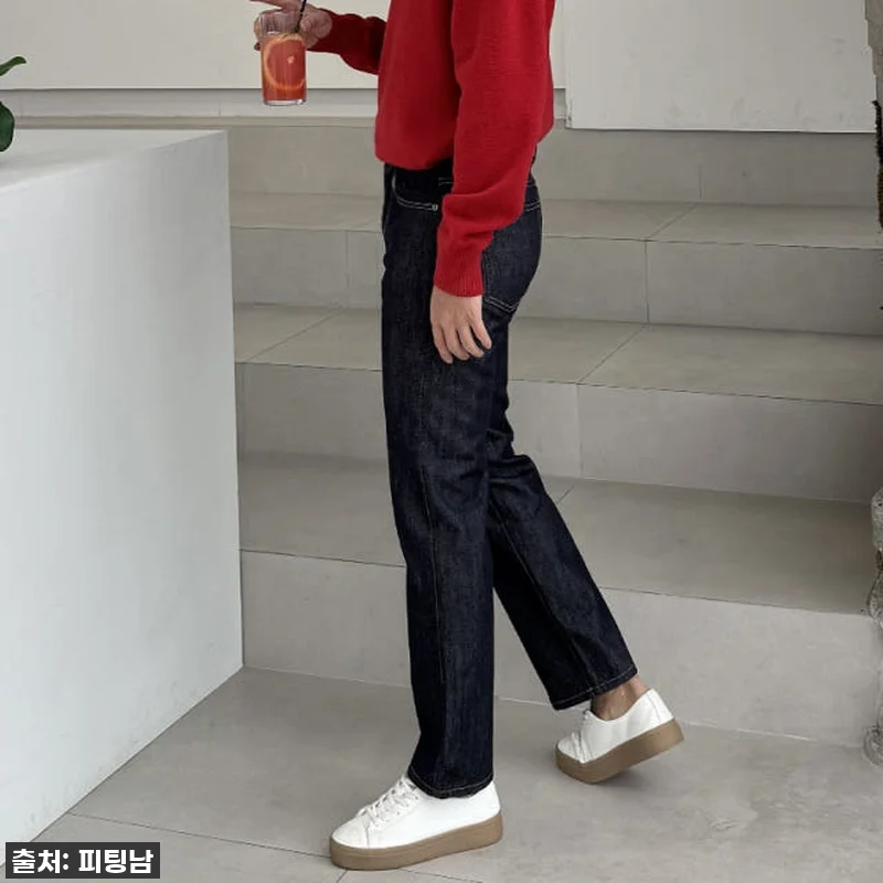 남자 티허 논페이드 생지 데님, 이 관련 이미지 1