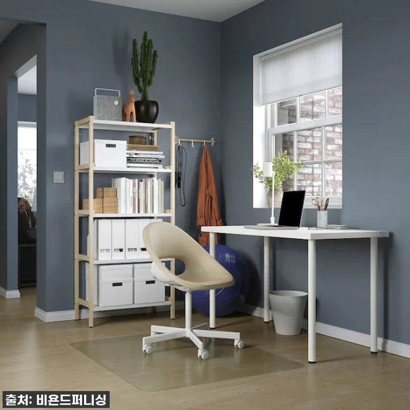 이케아 일자형 테이블 컴퓨터 공부 책 관련 이미지 1