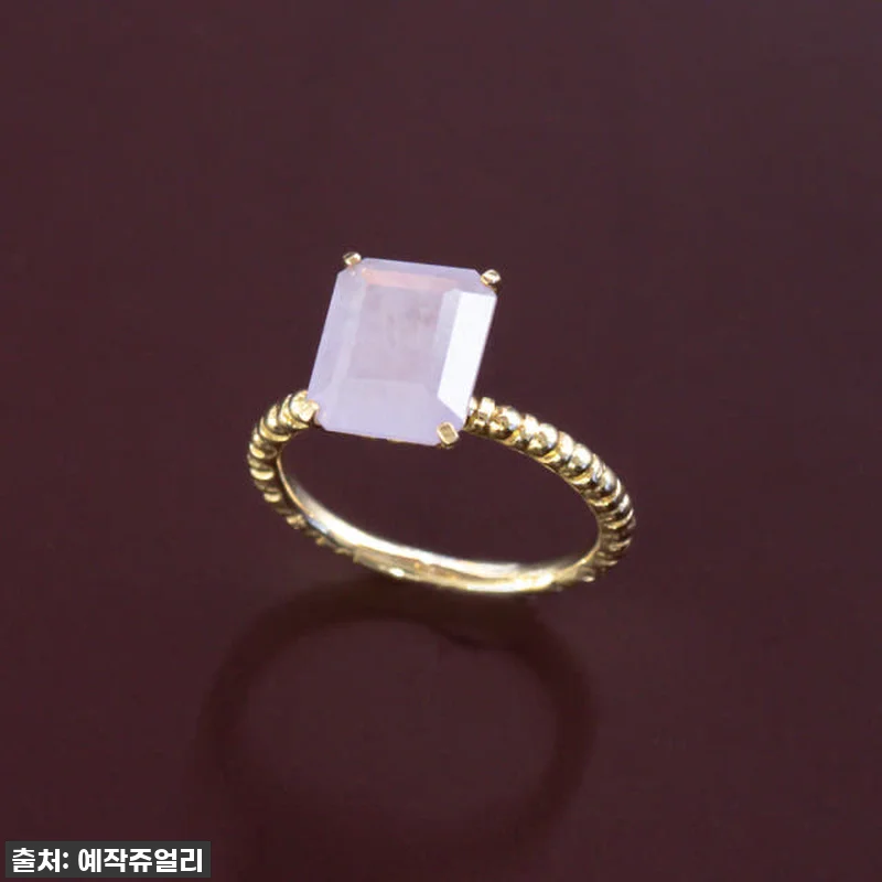 14k 라벤더 비취 옥반지 에메랄드 관련 이미지 1