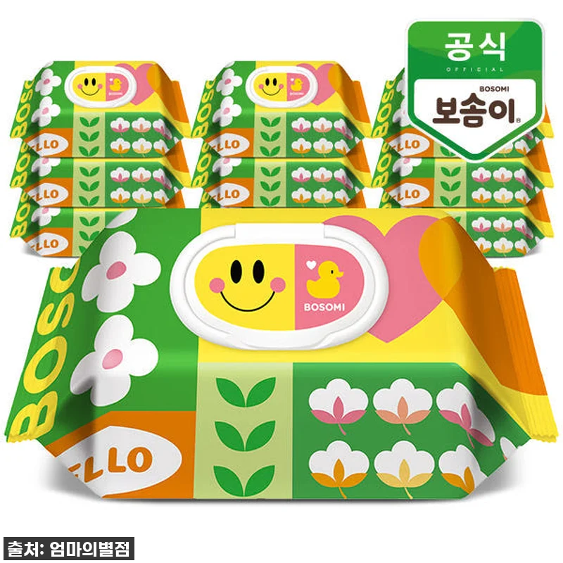 찐후기! 보솜이 액션플레이 아기물티슈 관련 이미지 1